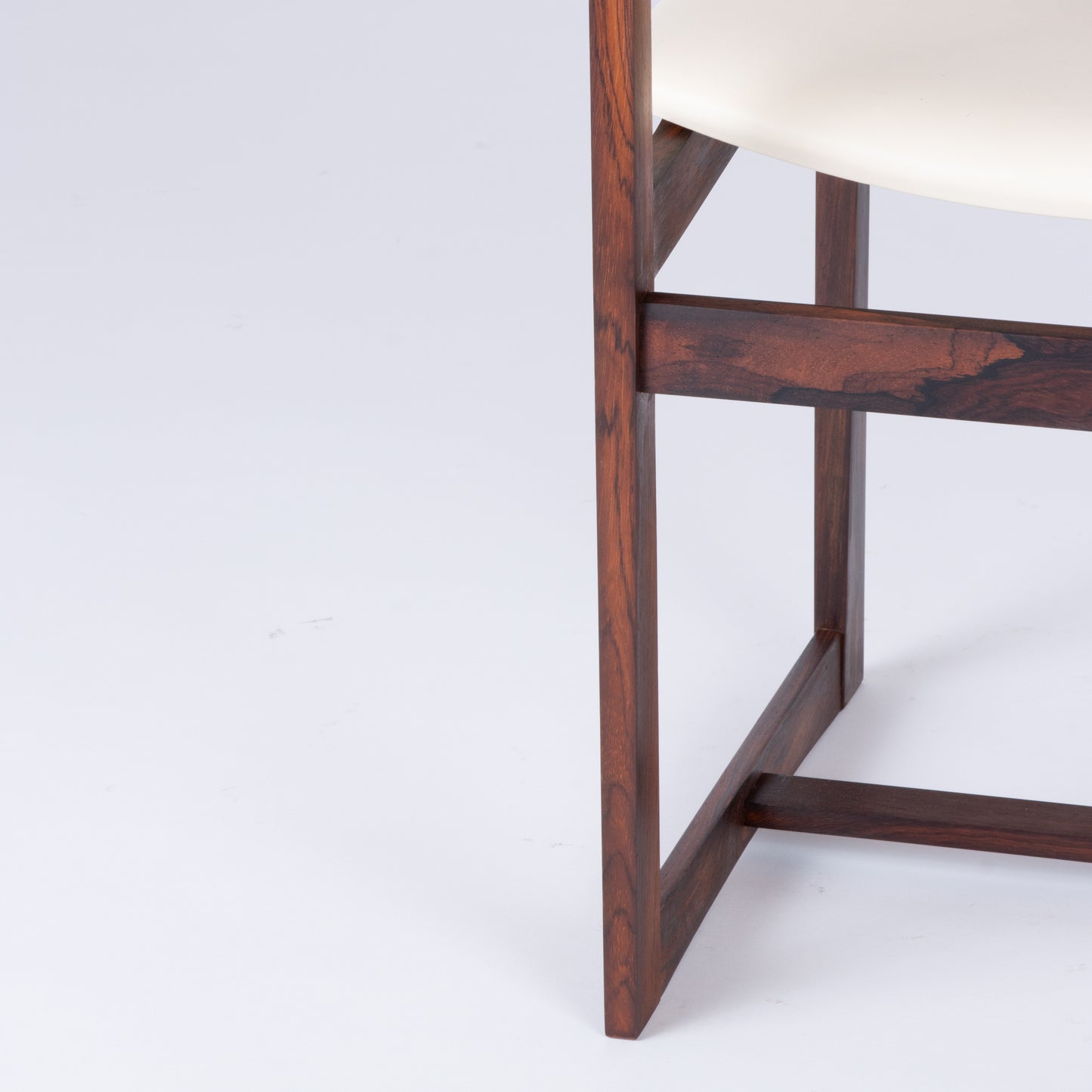 Set of Six 1950s Rosewood Dining Chairs by Henning Sørensen