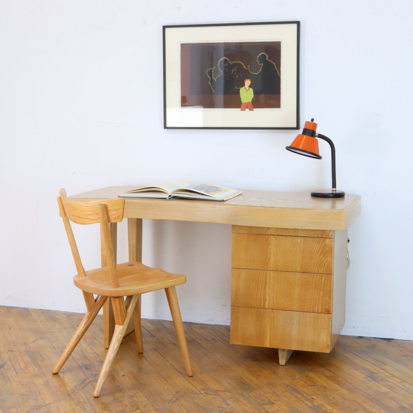 1940s Paul Laszlo "Freeform Desk" for Brown Saltman