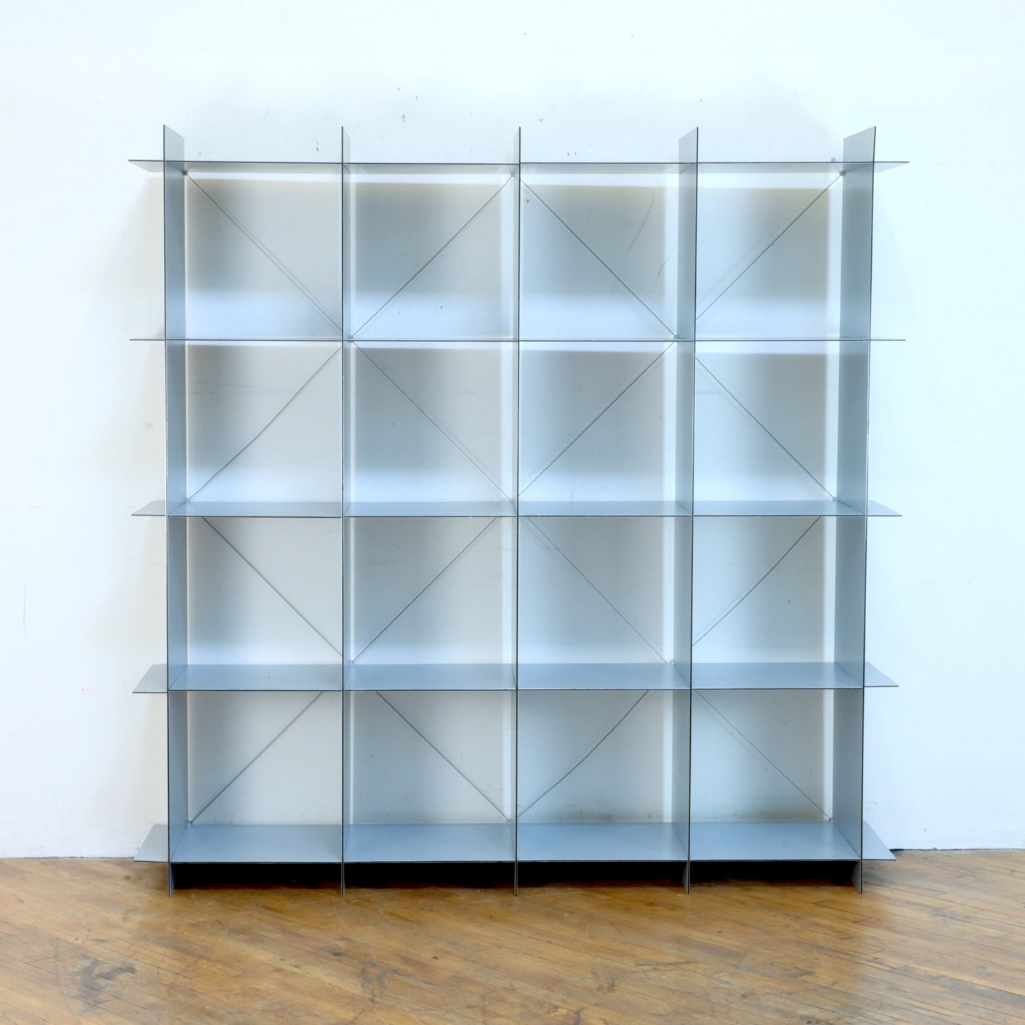 Early 2000s Aluminum Shelf