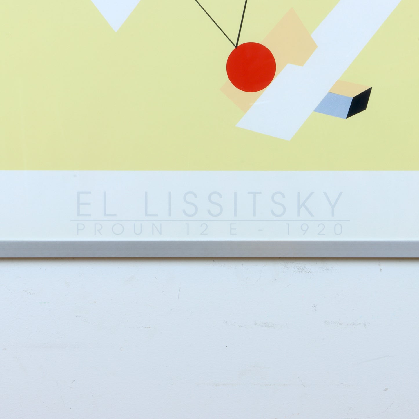 Large El Lissitsky Proun 12 E Screenprint
