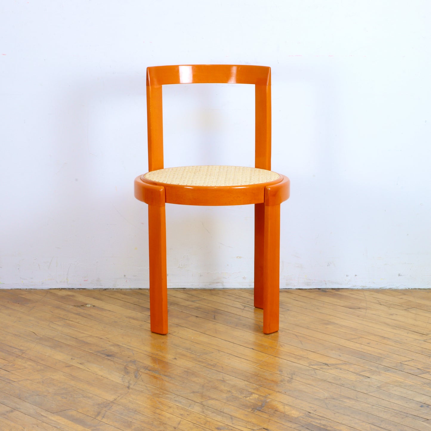 Set of 4 Vintage Italian Cane and Bentwood Chairs