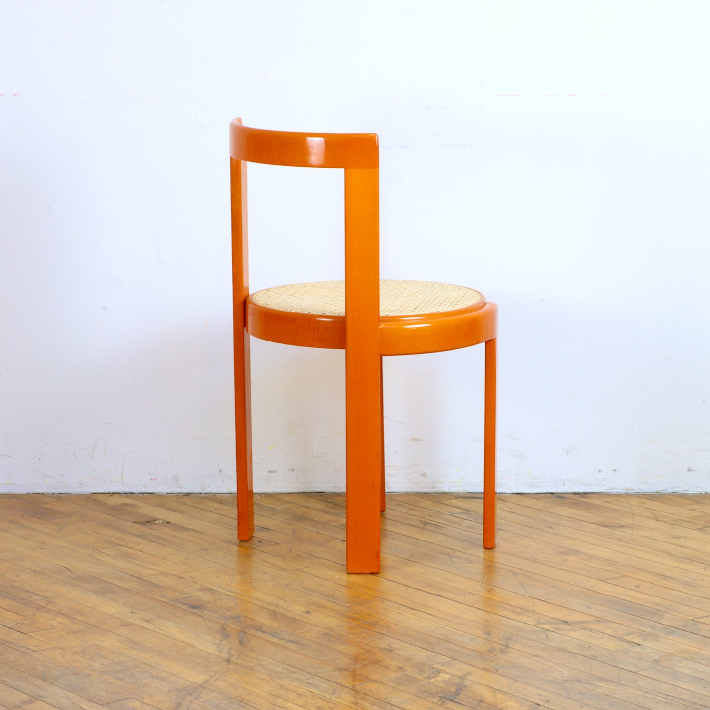Set of 4 Vintage Italian Cane and Bentwood Chairs
