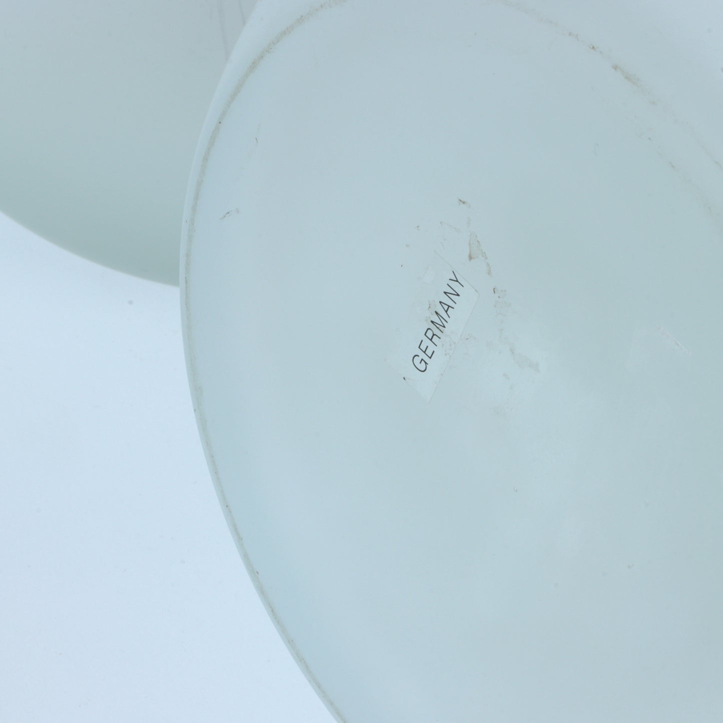 Large Postmodern Frosted Glass Vase