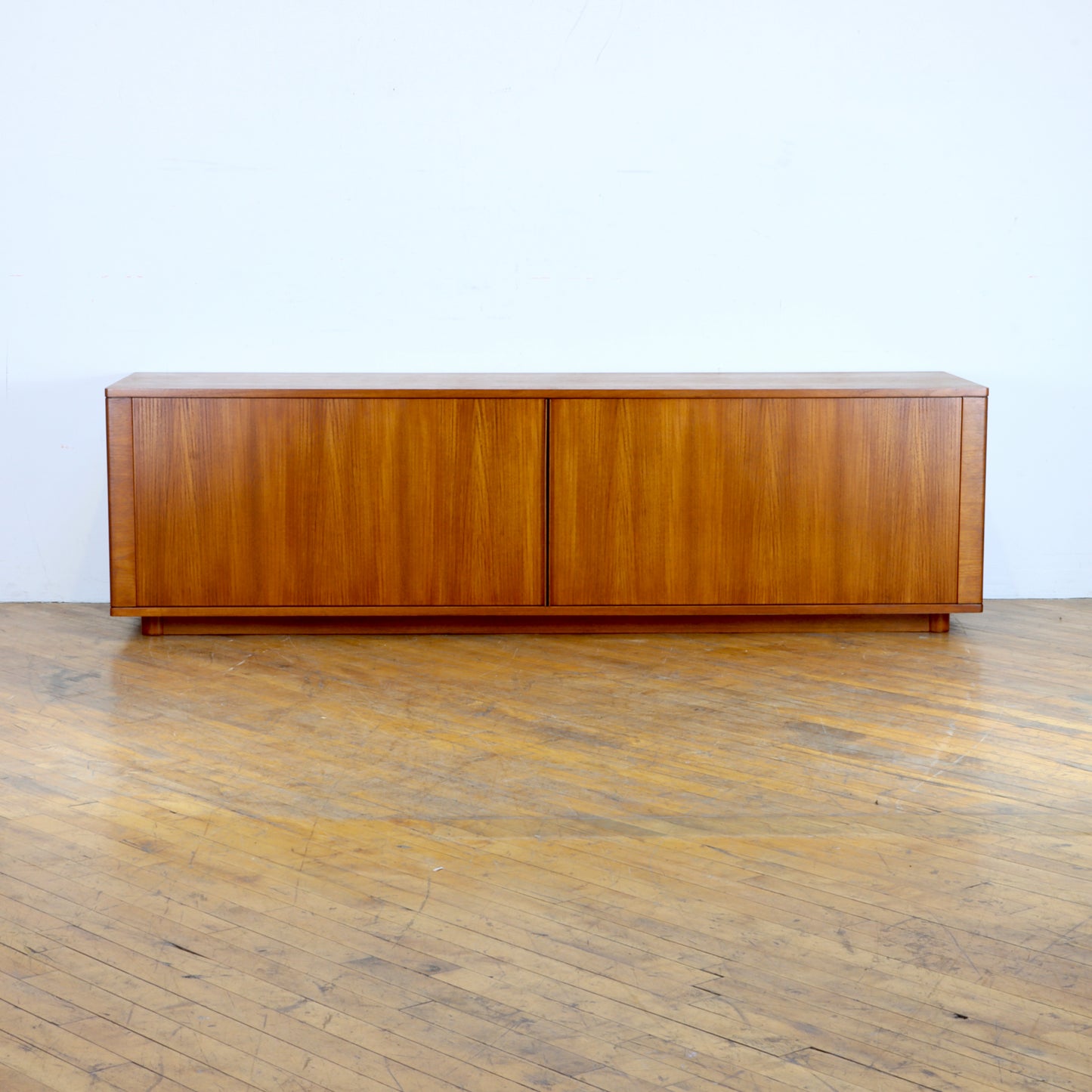 Vintage Hornslet Møbelfabrik Tambour Door Credenza