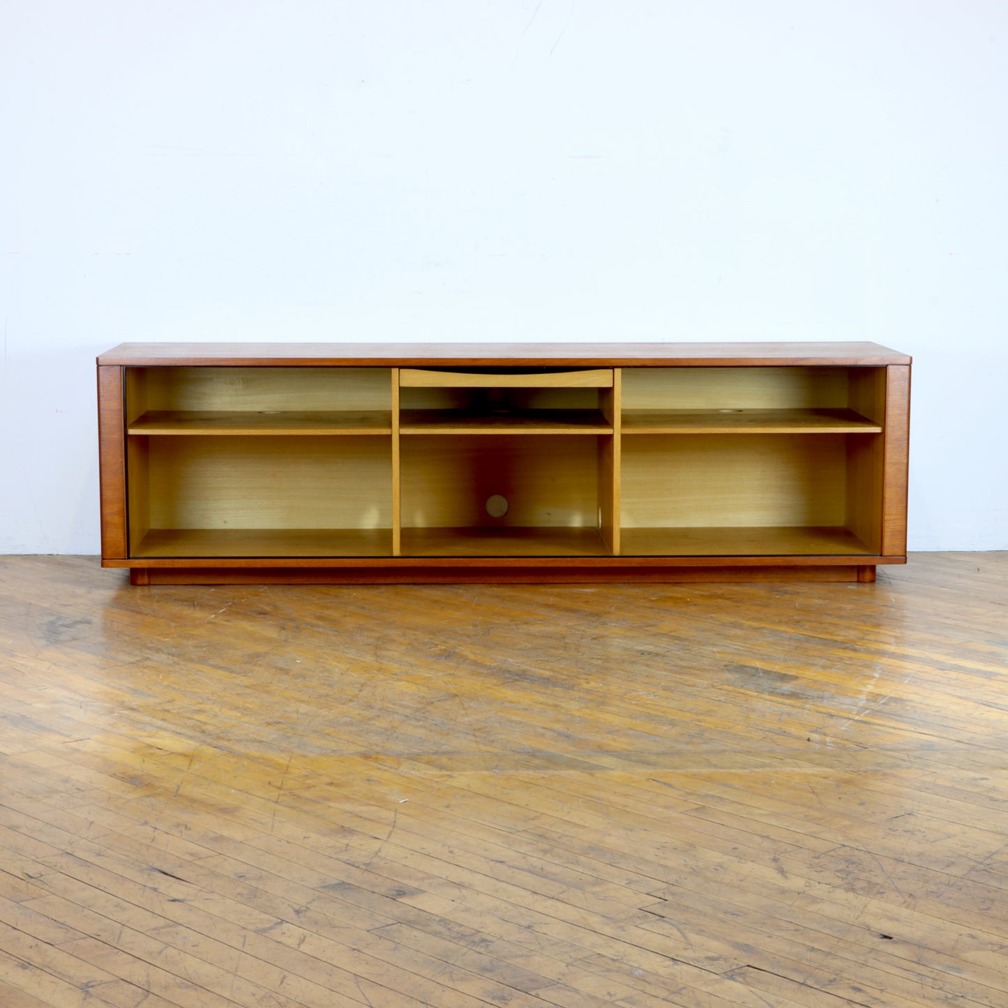 Vintage Hornslet Møbelfabrik Tambour Door Credenza