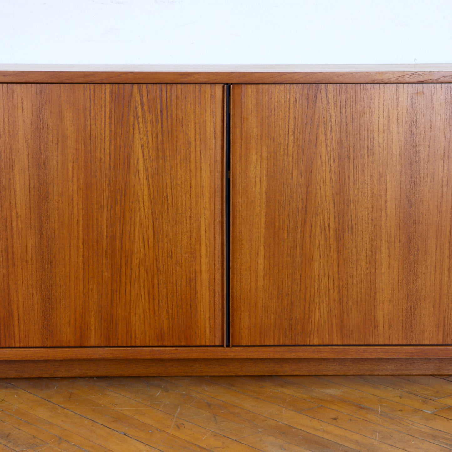 Vintage Hornslet Møbelfabrik Tambour Door Credenza