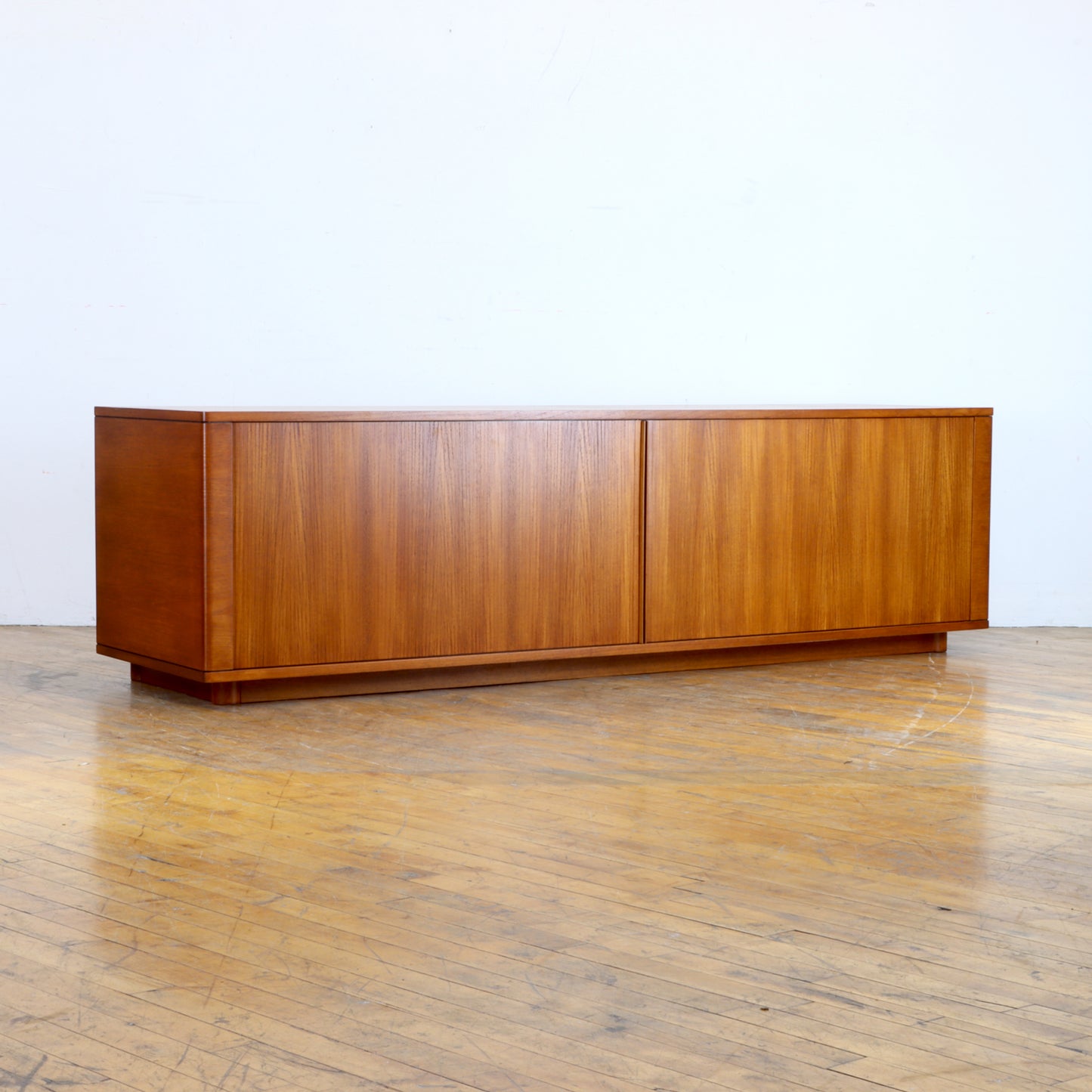 Vintage Hornslet Møbelfabrik Tambour Door Credenza