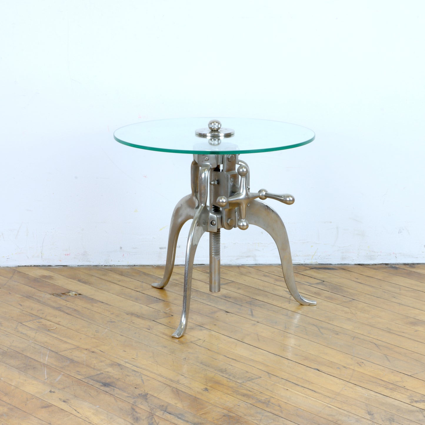 Industrial Adjustable Side Table