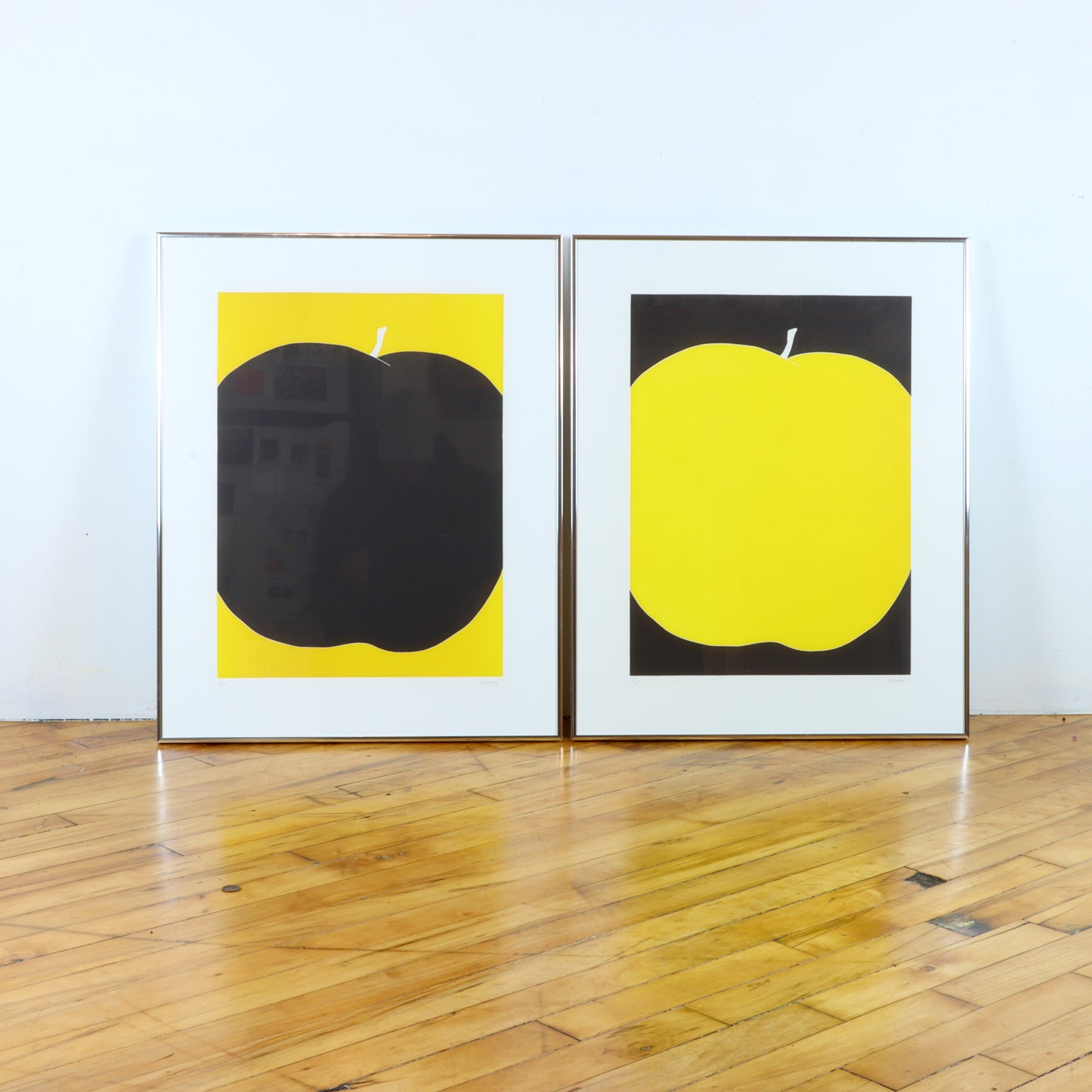 Pair of Vintage Apple Prints by Thom De Jong