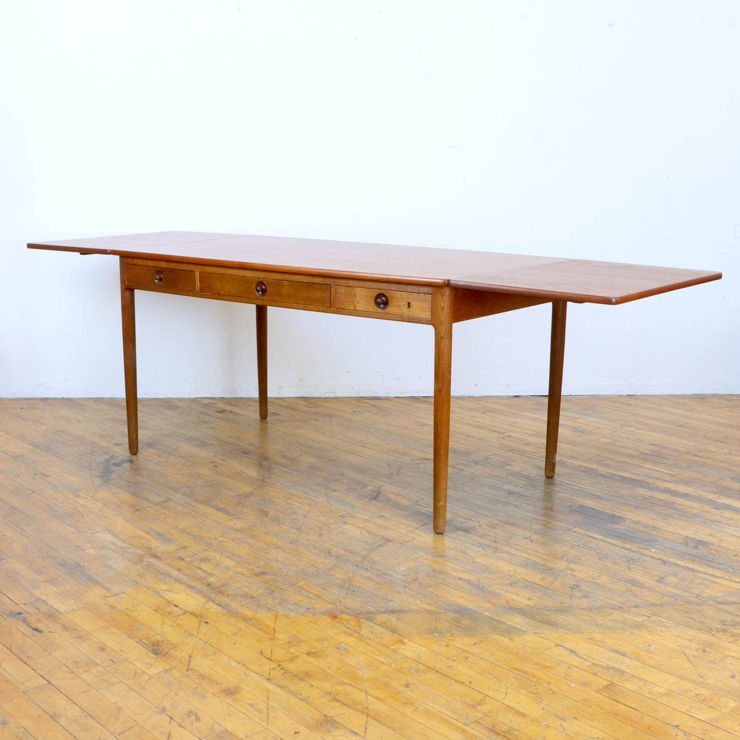 Hans Wegner AT-305 Drop Leaf Desk or Table