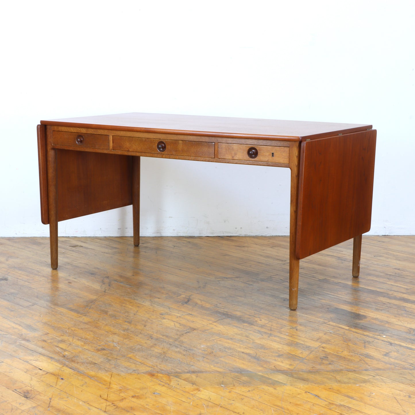 Hans Wegner AT-305 Drop Leaf Desk or Table