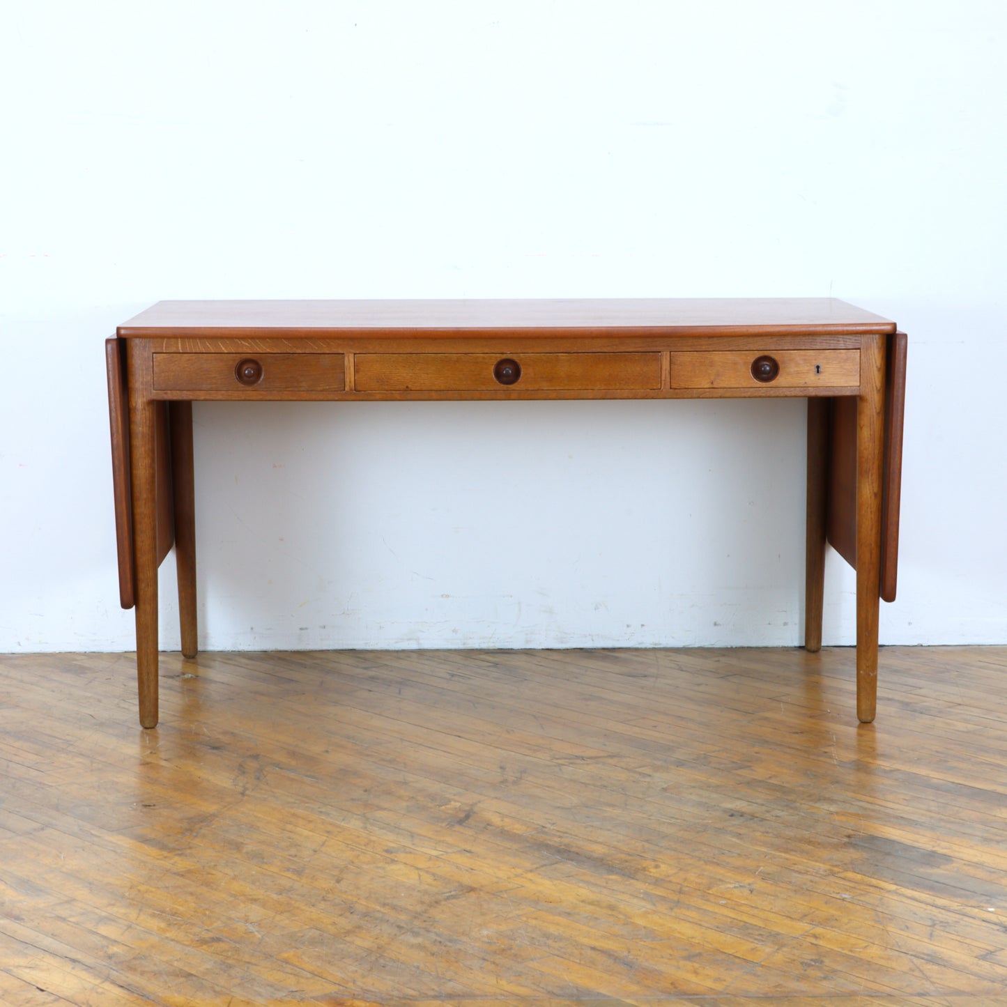 Hans Wegner AT-305 Drop Leaf Desk or Table