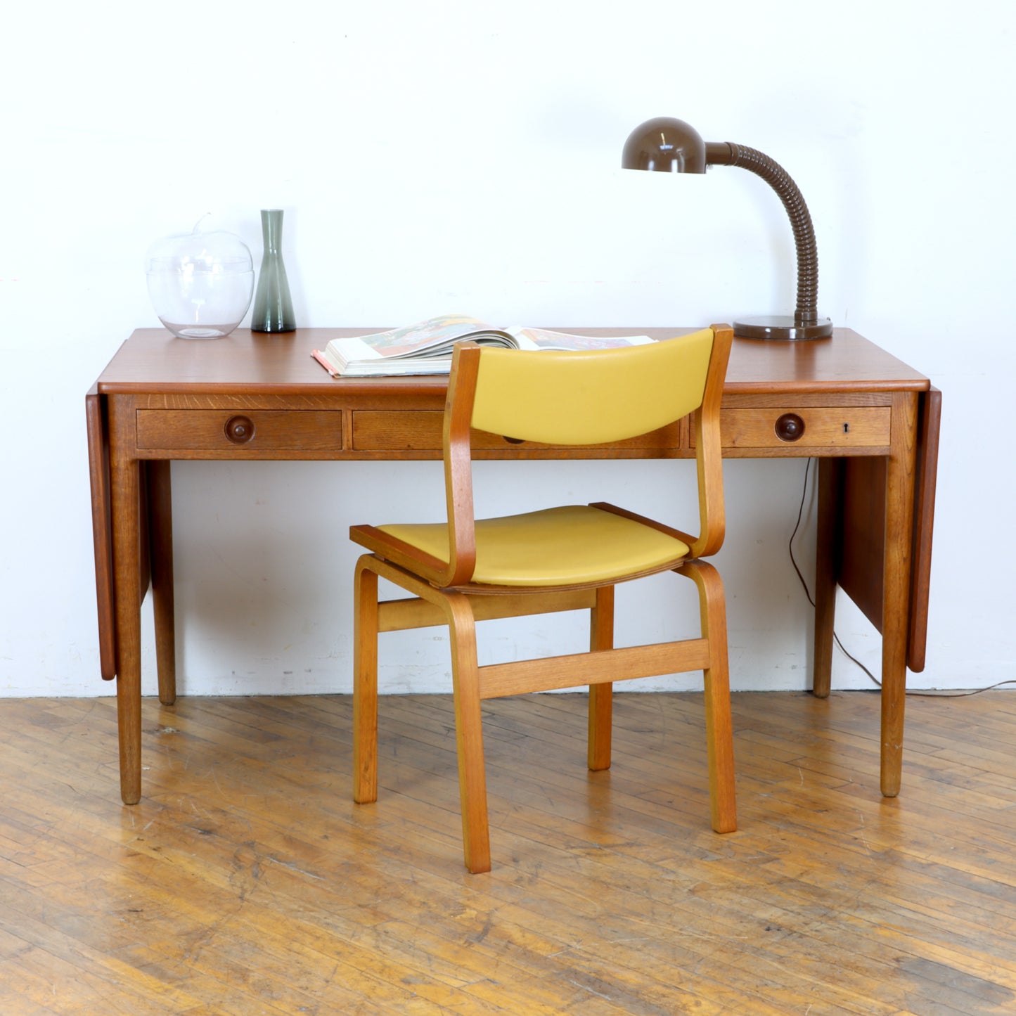 Hans Wegner AT-305 Drop Leaf Desk or Table