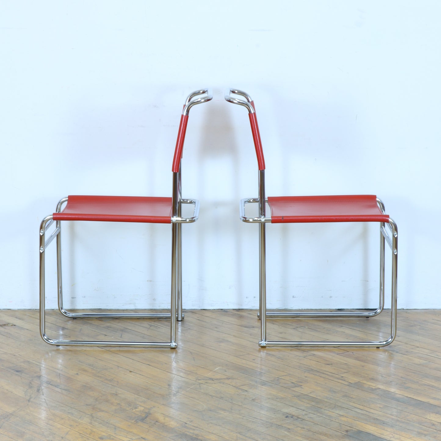 Pair of Marcel Breuer B40 Chairs by Tecta