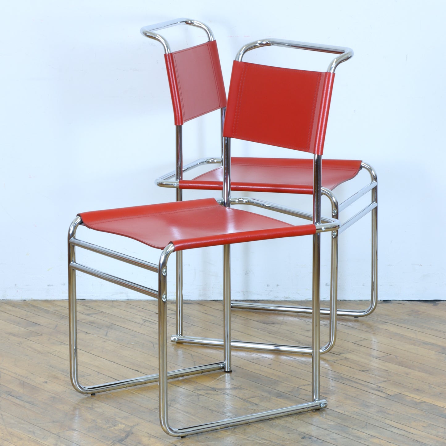 Pair of Marcel Breuer B40 Chairs by Tecta