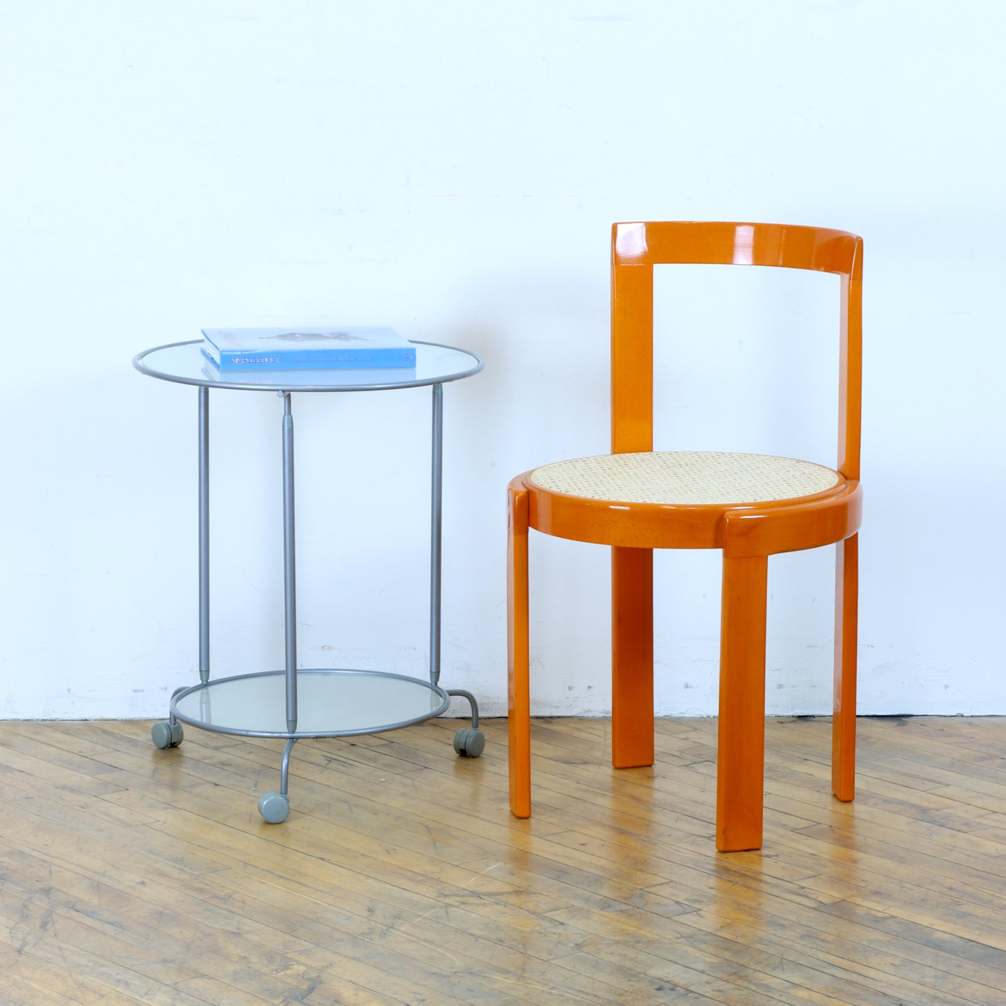 Vintage IKEA Rolling Side Table