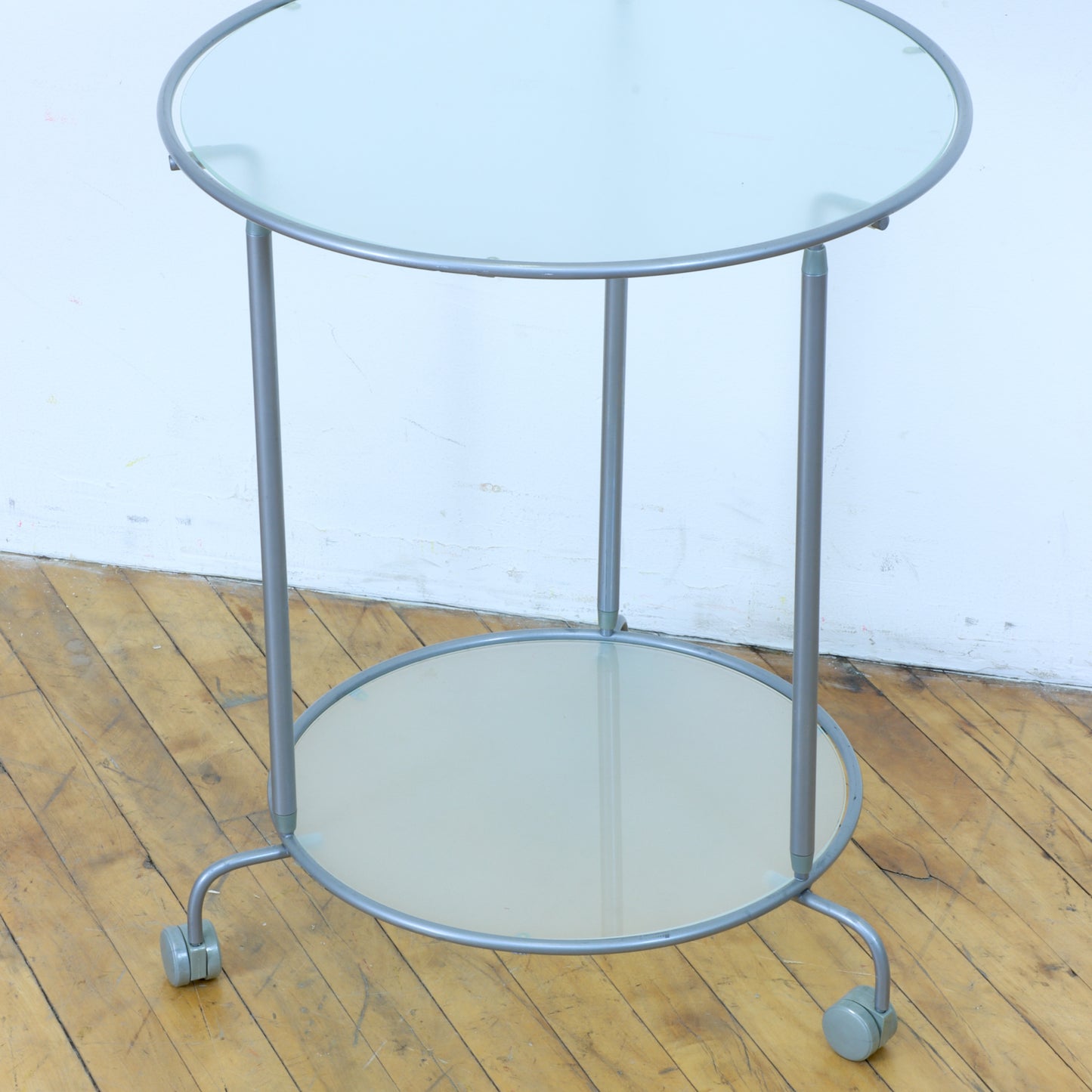 Vintage IKEA Rolling Side Table