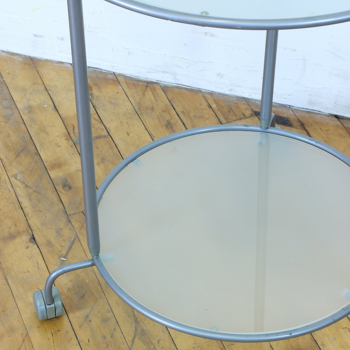 Vintage IKEA Rolling Side Table