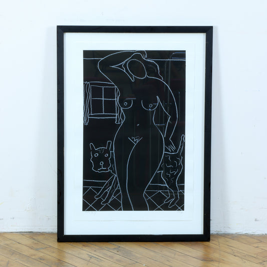 1996 Dan May Original Chalk Drawing