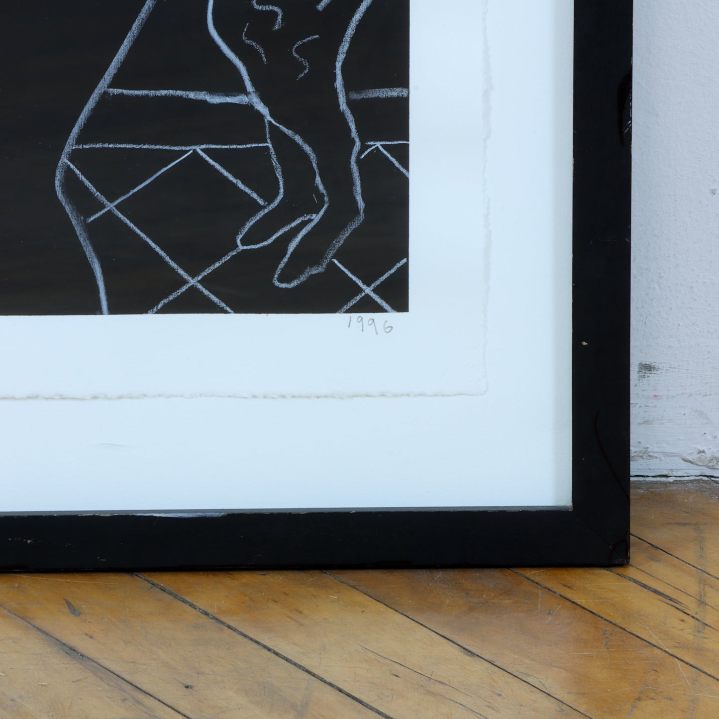 1996 Dan May Original Chalk Drawing