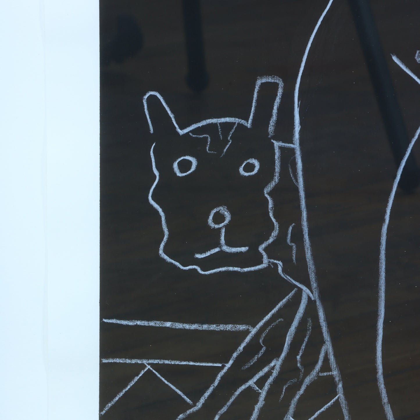 1996 Dan May Original Chalk Drawing