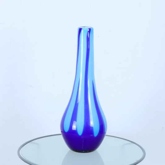Large Hand Blown Glass Vase