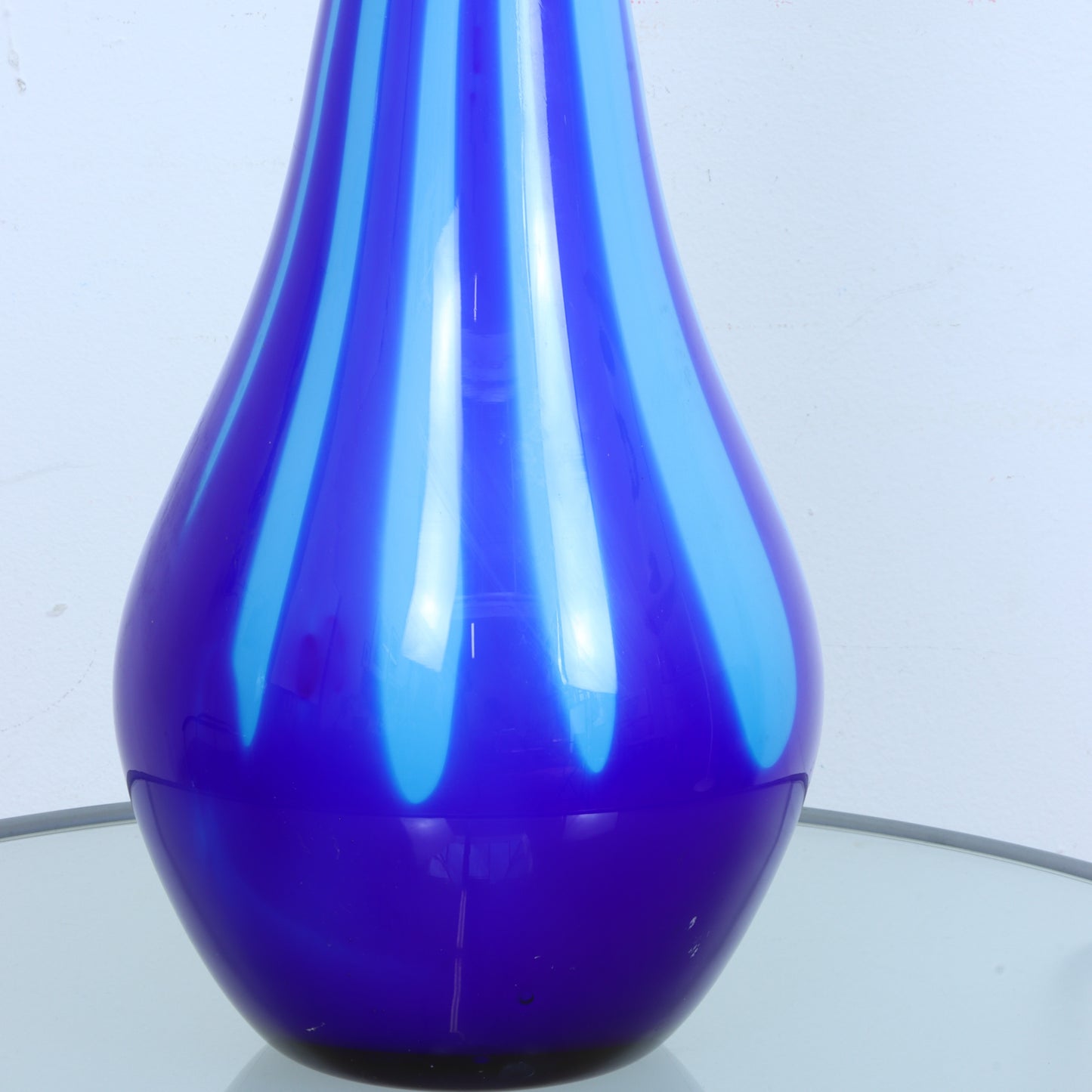 Large Hand Blown Glass Vase