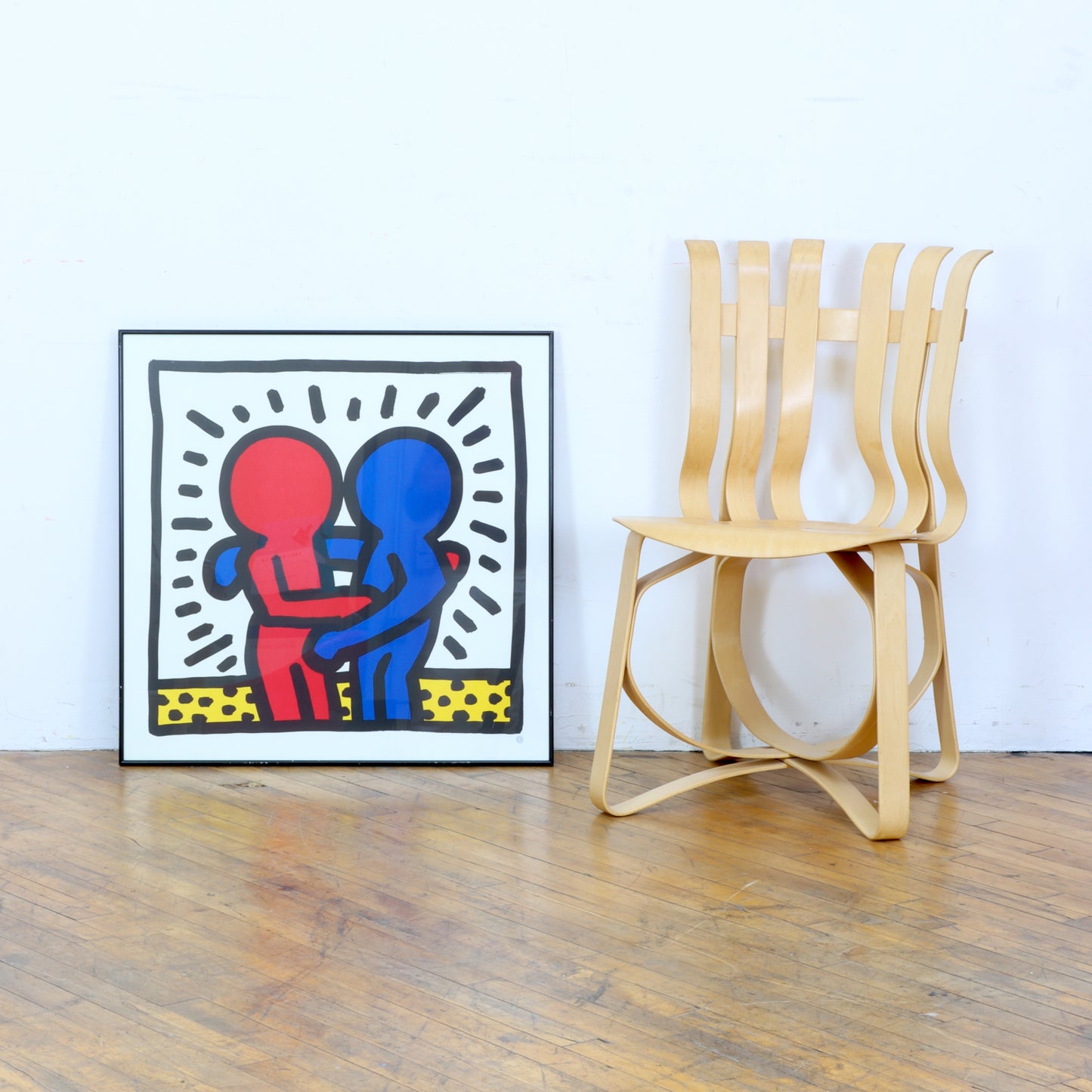 Framed Keith Haring Authorized Print