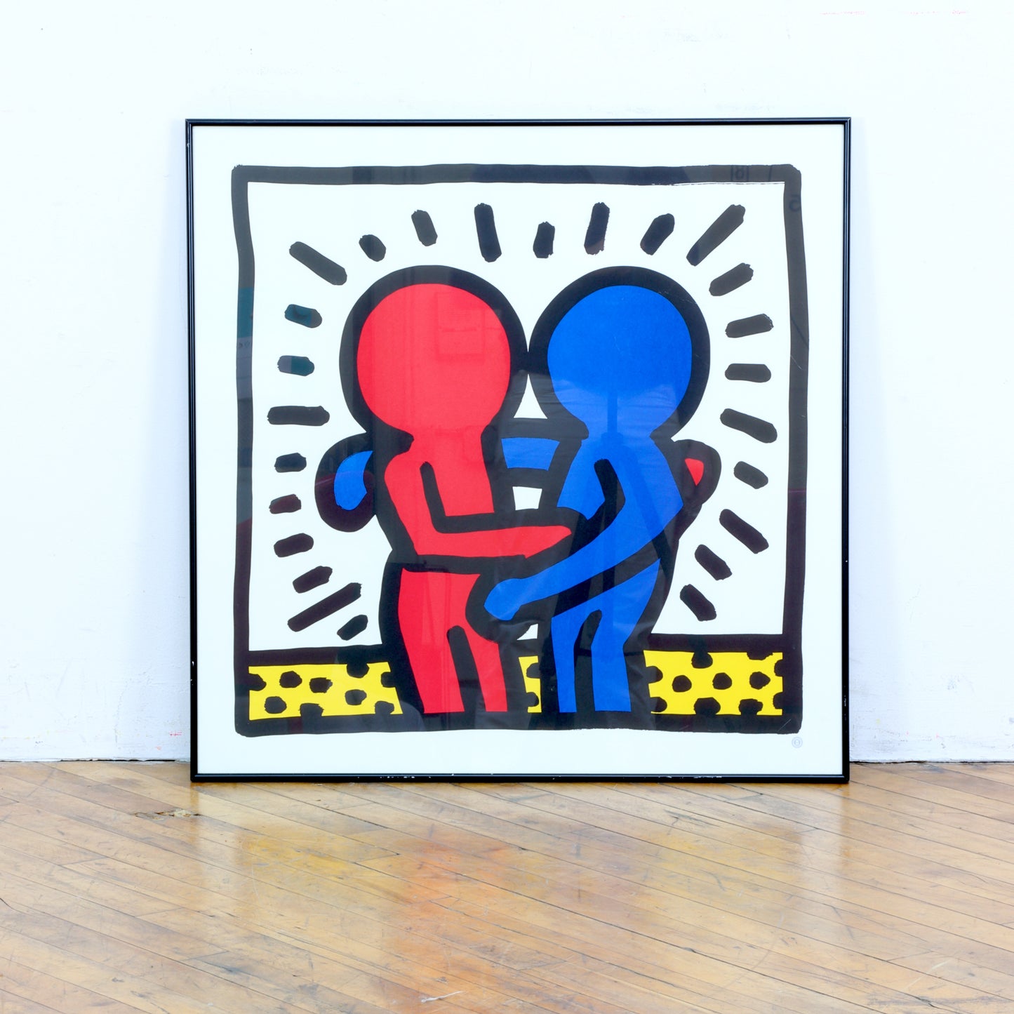 Framed Keith Haring Authorized Print