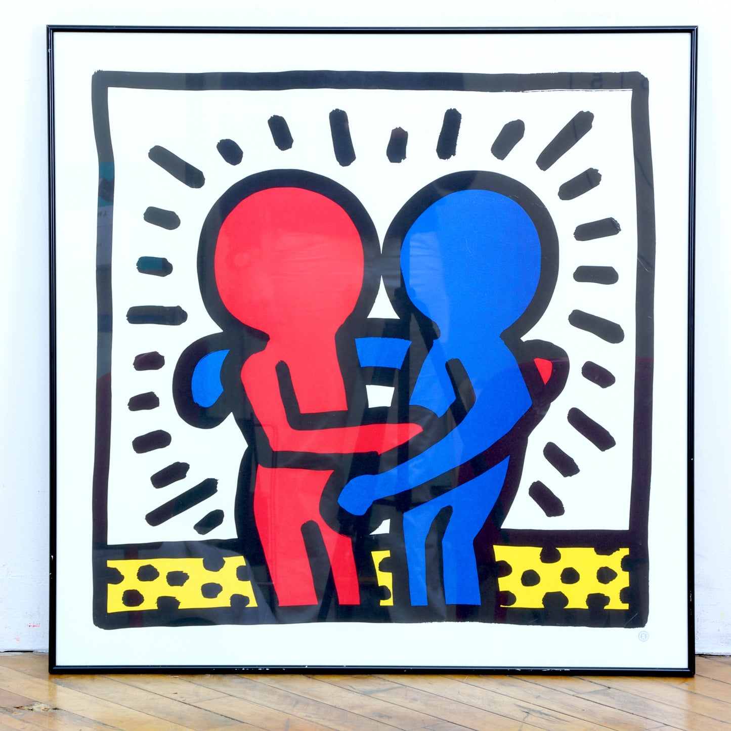 Framed Keith Haring Authorized Print