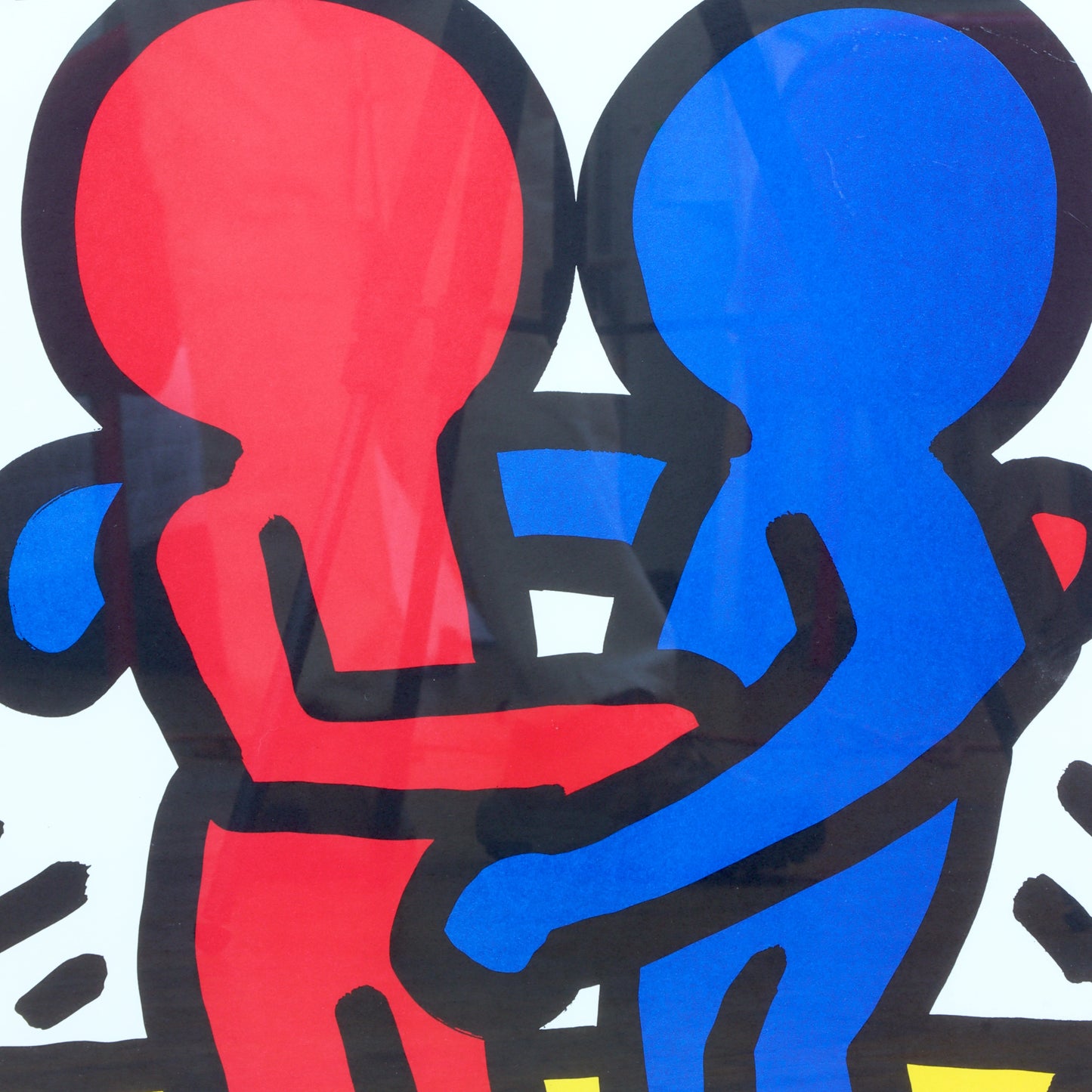 Framed Keith Haring Authorized Print