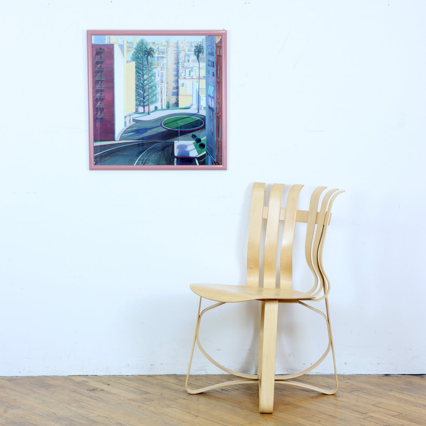 Framed Wayne Thiebaud "Circle Street" Print