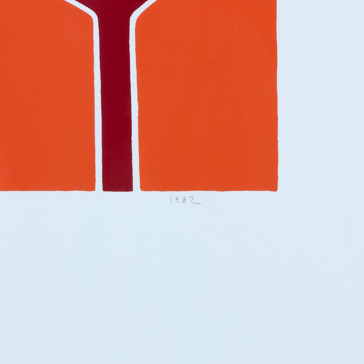 Large Screen Print by Dan May "Reading a Book"