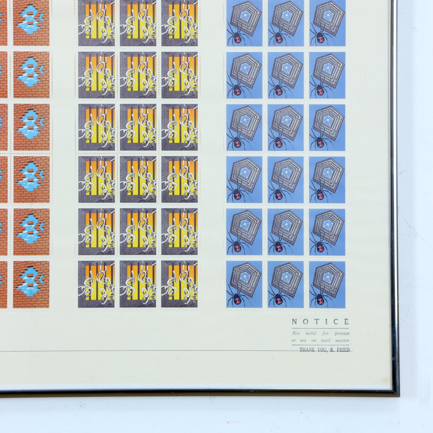 1971 Robert Fried "Non Negotiable Eights"