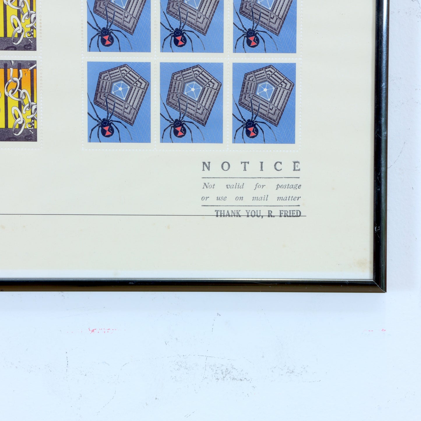 1971 Robert Fried "Non Negotiable Eights"