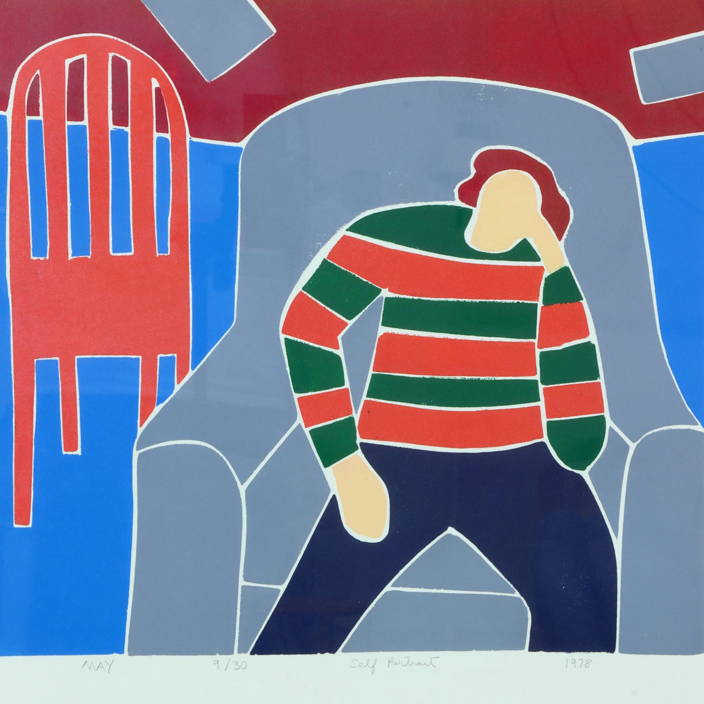1978 Dan May Self Portrait