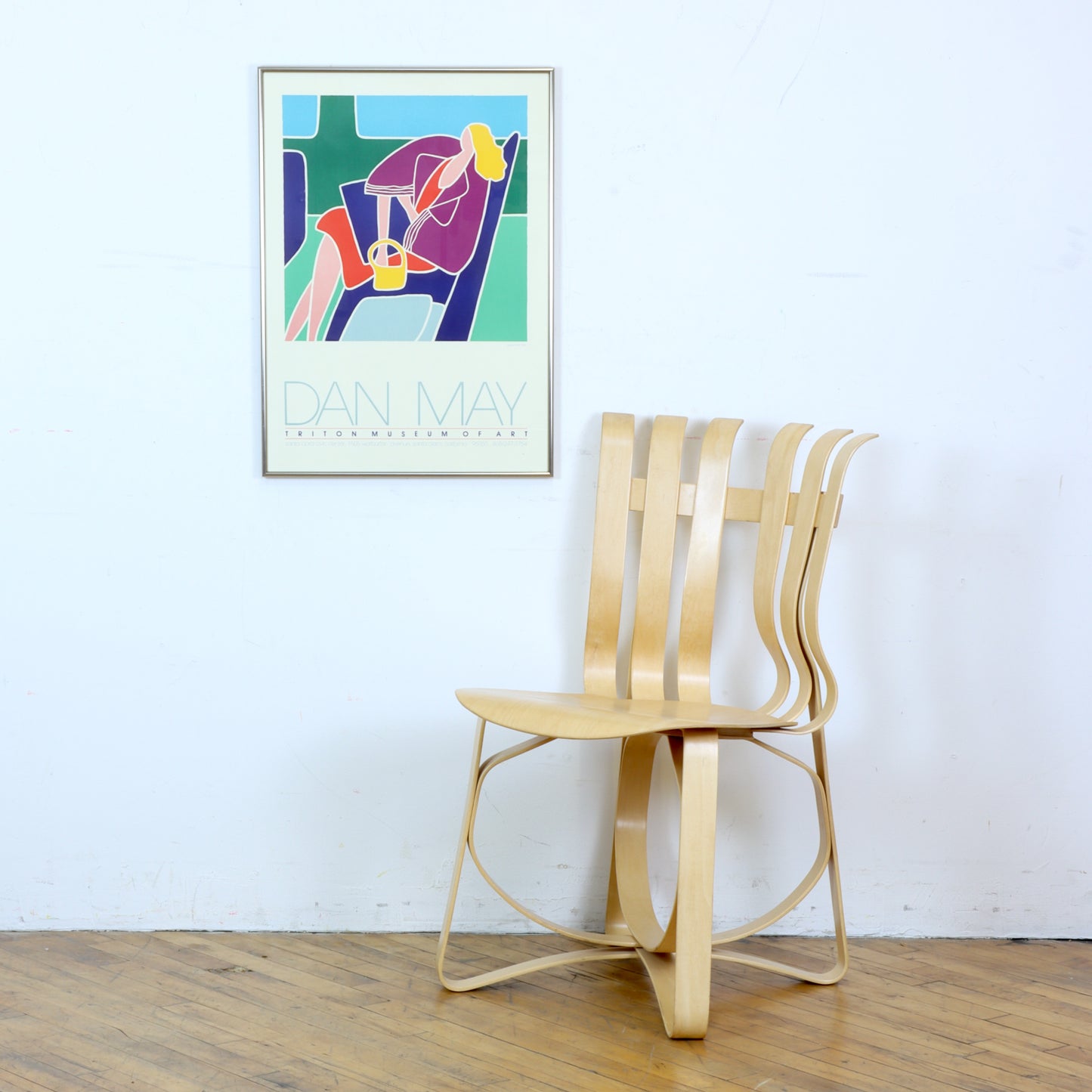 1980s Dan May Exhibition Poster