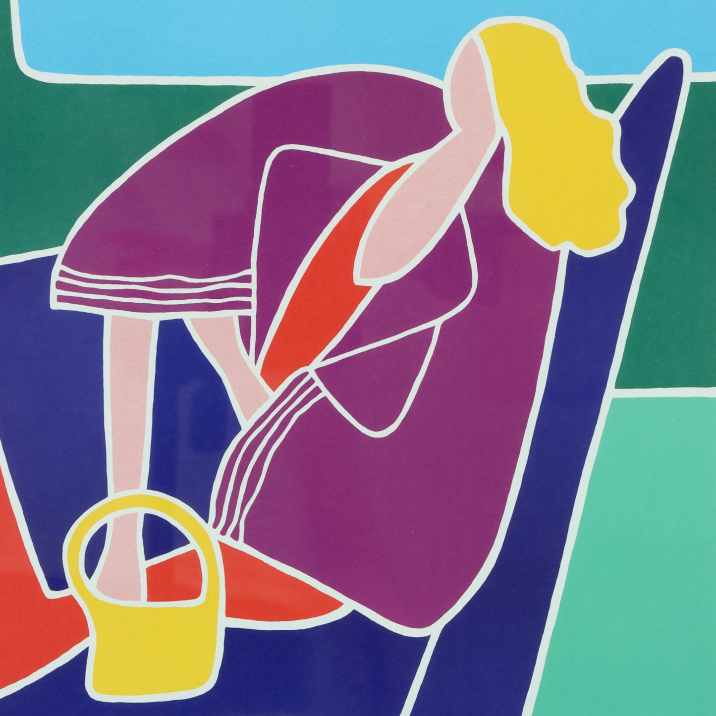 1980s Dan May Exhibition Poster