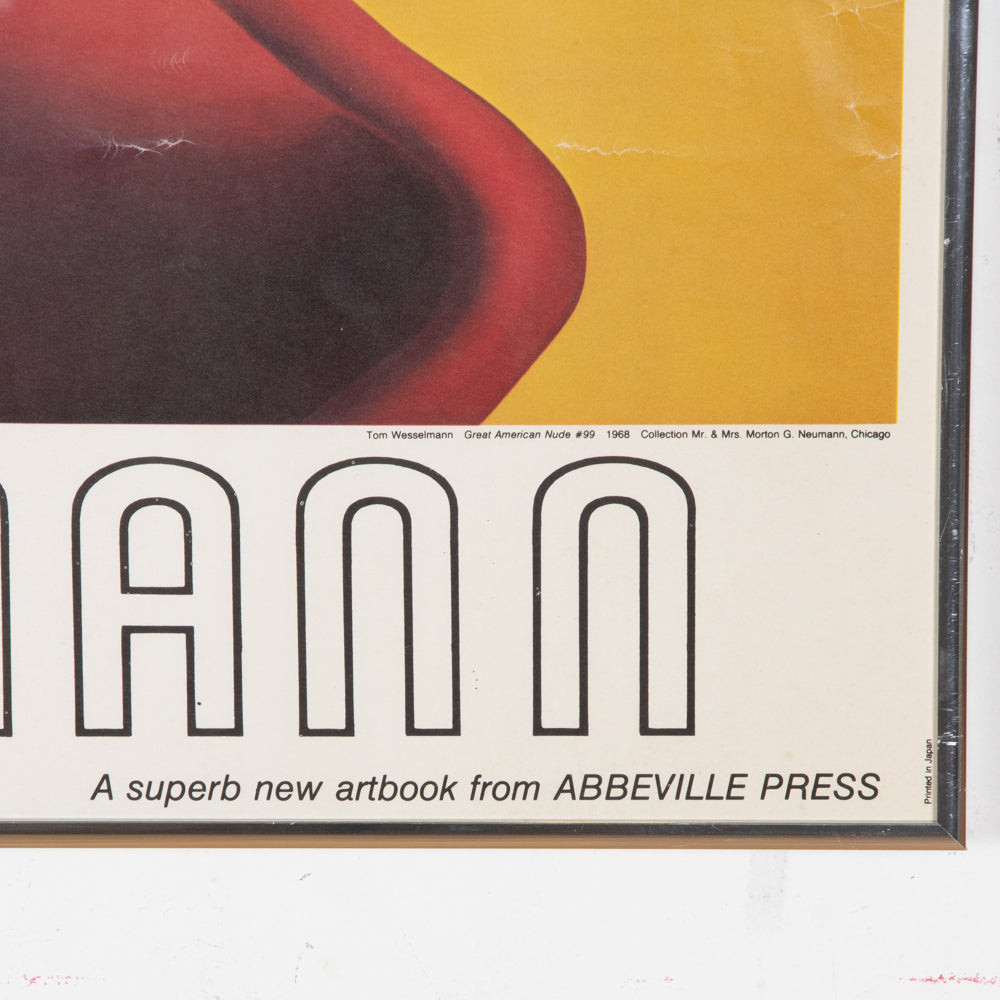 Vintage Tom Wesselmann Poster