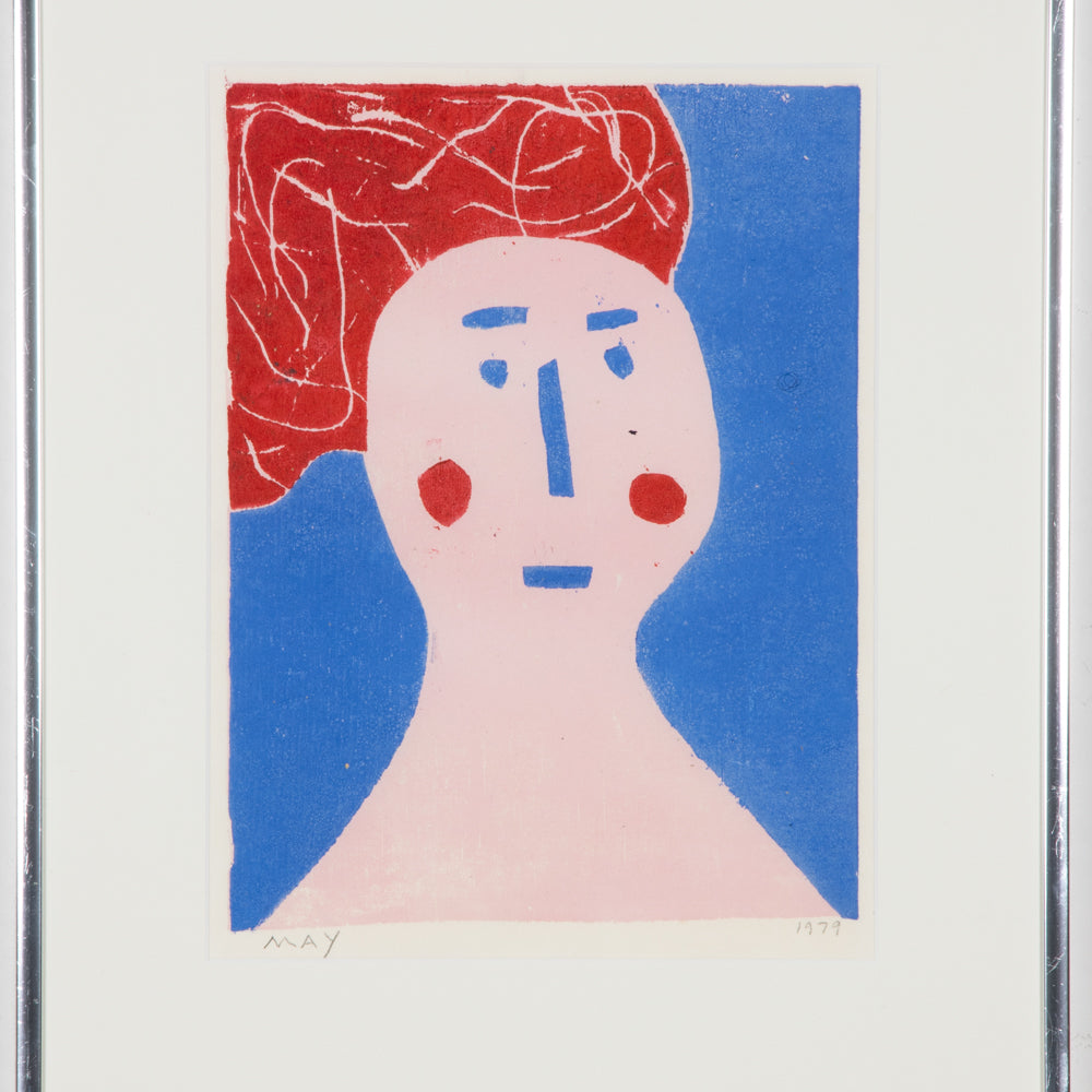 1979 Dan May Block Print