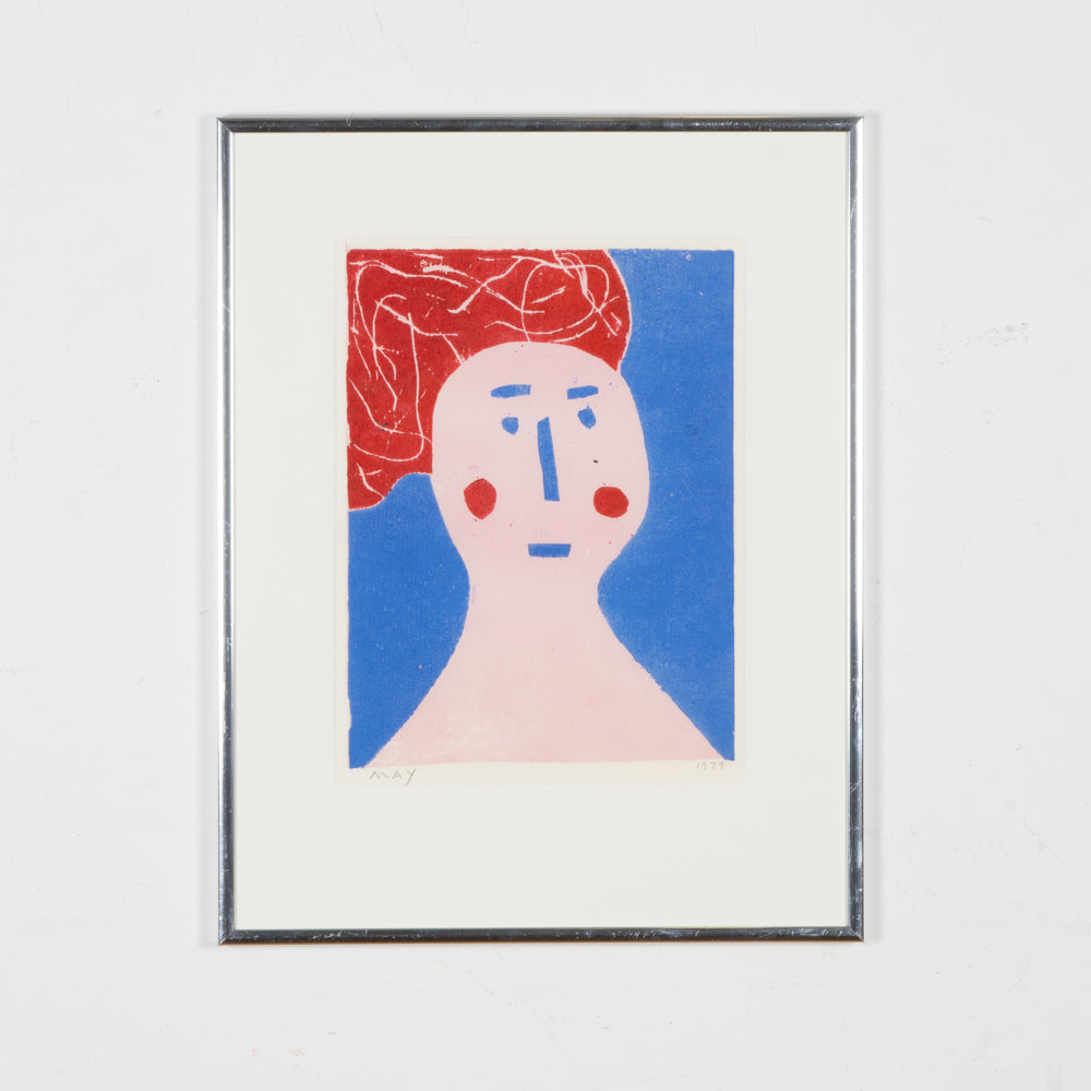 1979 Dan May Block Print