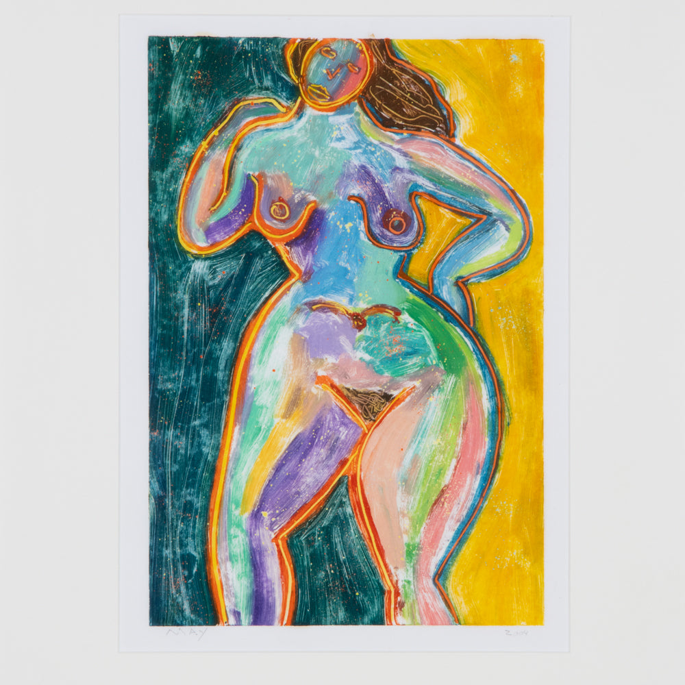 Original 2004 Dan May Monoprint