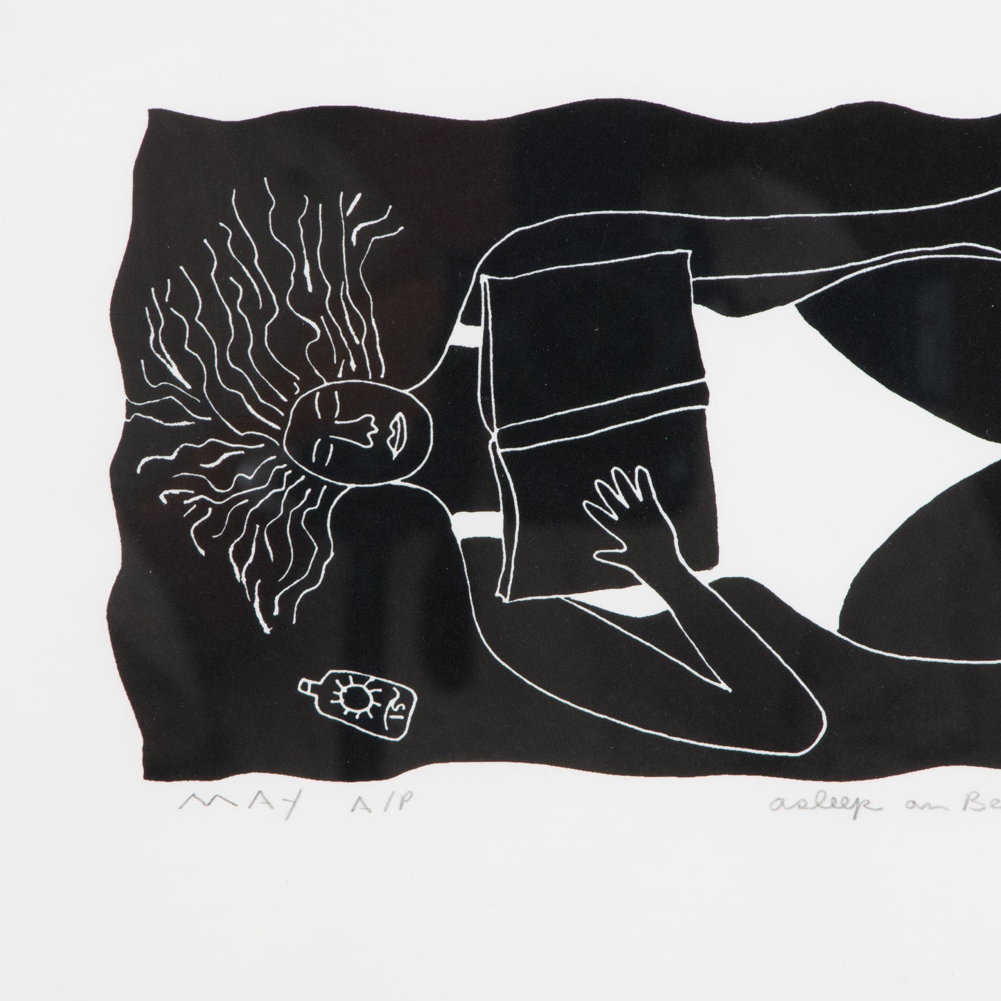 1989 "Asleep on the Beach" by Dan May