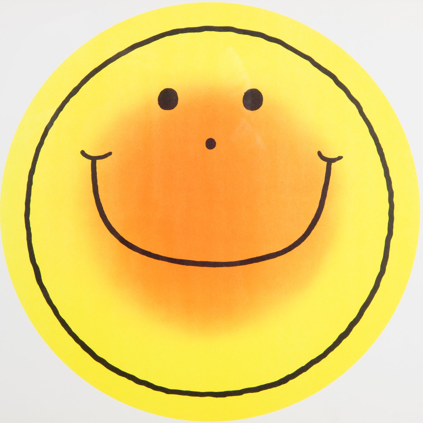 1971 Smiley Face Print, Framed