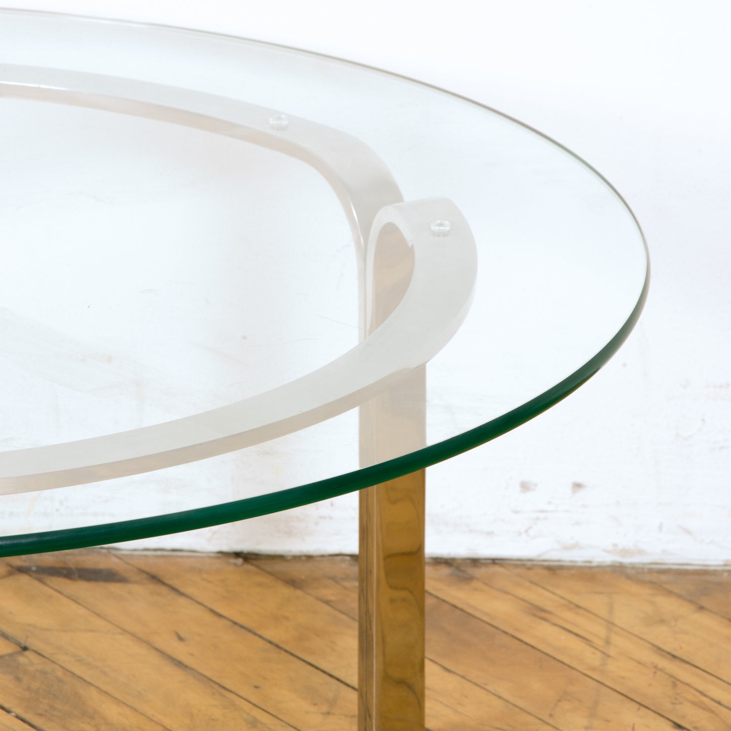 1960s Nicos Zographos Steel Ribbon Coffee Table