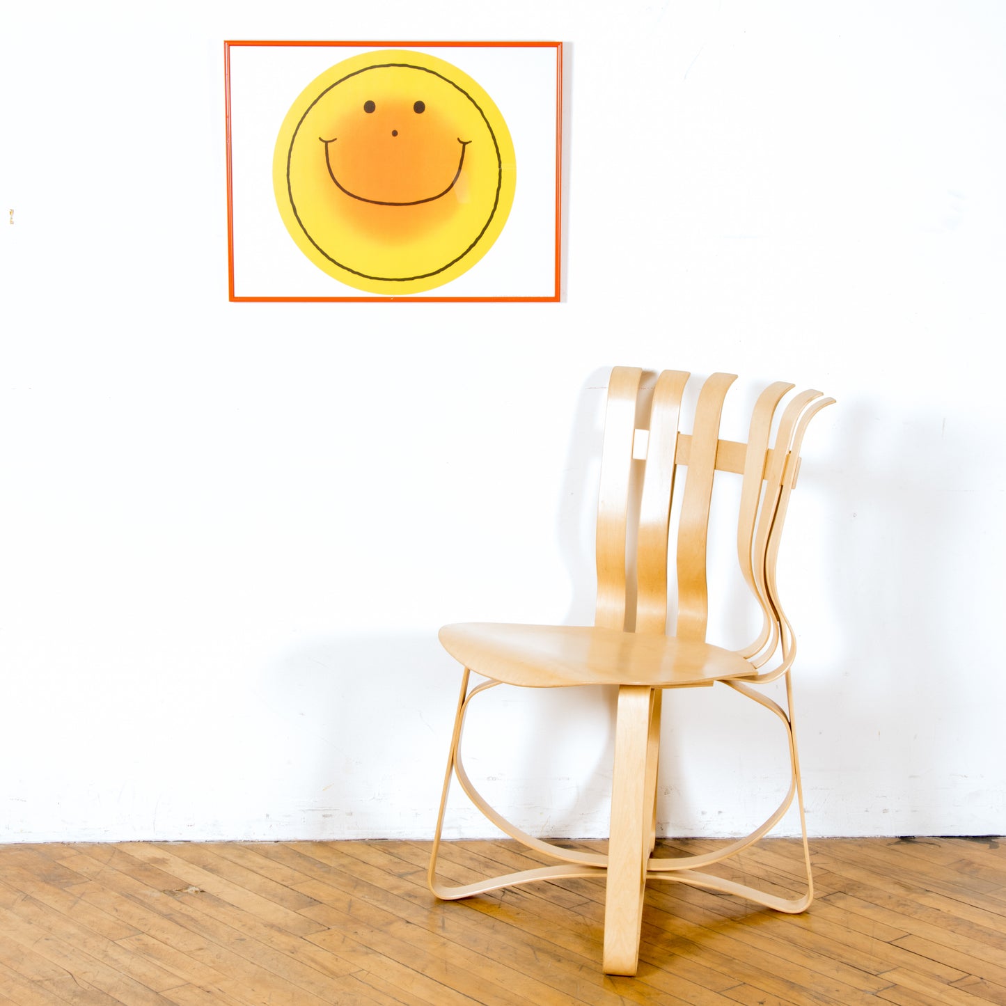 1971 Smiley Face Print, Framed