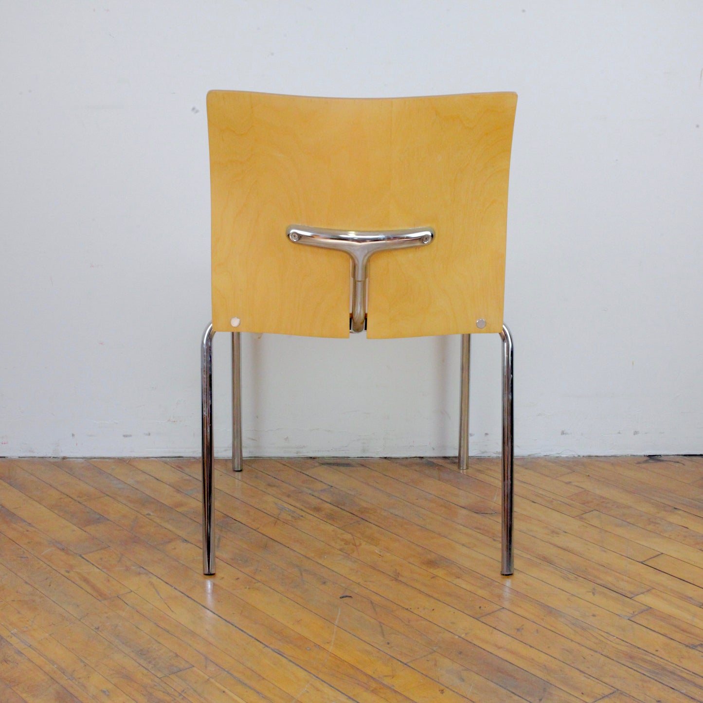 Set of 4 Postmodern Molded Ply Dining Chairs