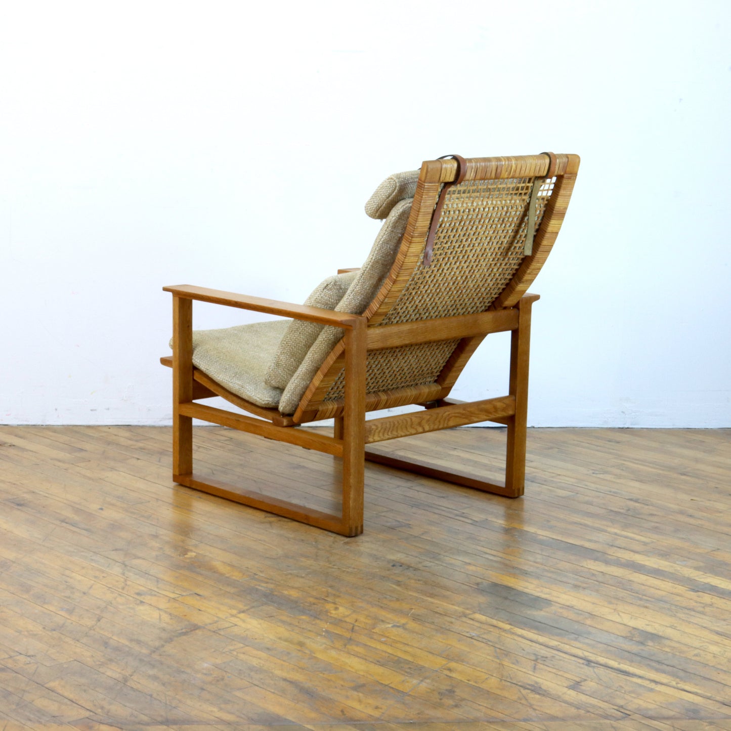 Børge Mogensen 2254 Oak Lounge Chair and Ottoman