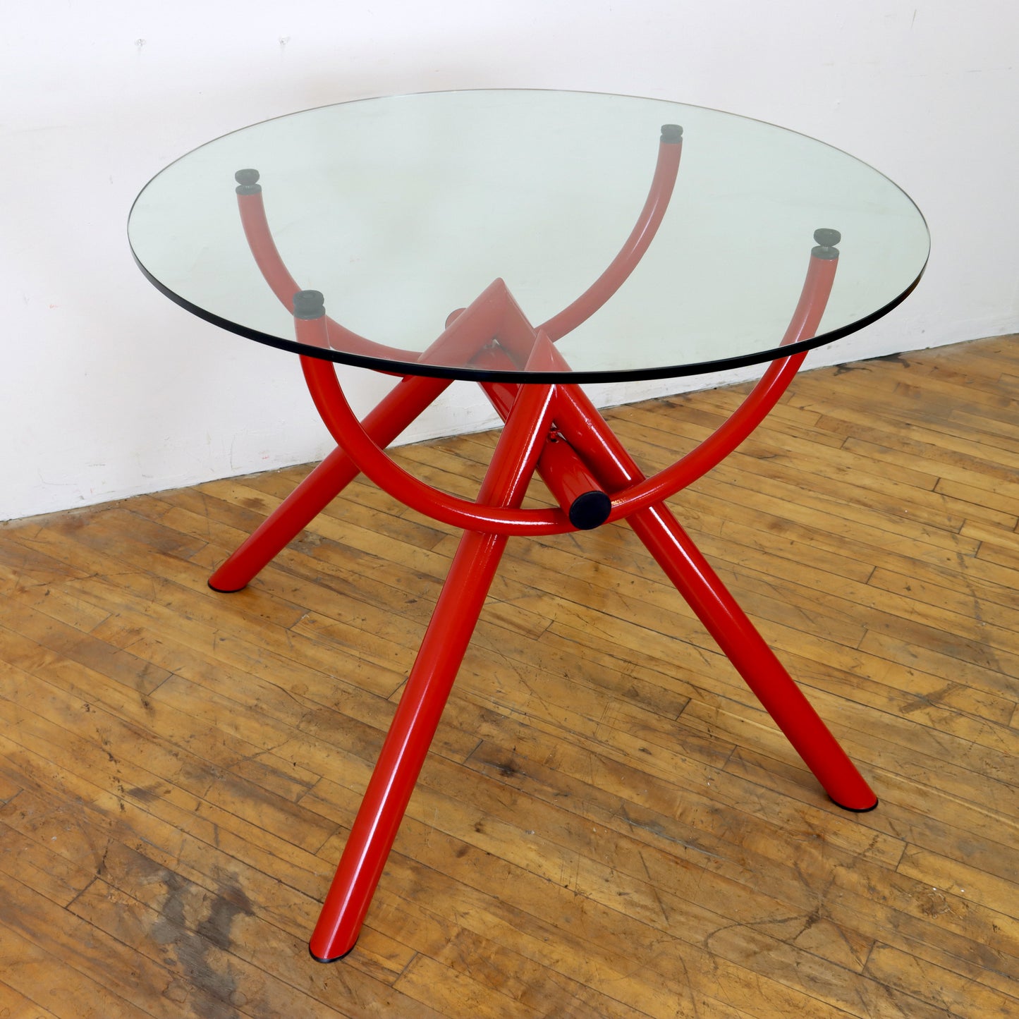 1980s Postmodern Tubular Dining Table