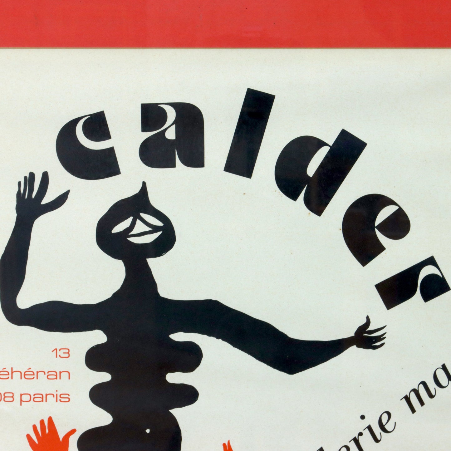 1975 Alexander Calder "Crags and Critters" Exibition Poster